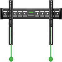 ONKRON Fixed TV Wall Mount for 43 to 85-inch Flat Panel TVs Digital Panels 68,2 kg, Black
