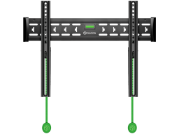 ONKRON Fixed TV Wall Mount for 43 to 85-inch Flat Panel TVs Digital Panels 68,2 kg, Black