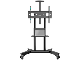 ONKRON Mobile TV stand for 32"-75" up to 50 kg, black