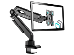 ONKRON Monitor Arm Desktop Mount for 13” to 34-Inch LCD LED Screens up to 10 Kg, Black