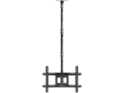 ONKRON Ceiling TV Mount Bracket Height Adjustable for 32 to 80 Inch LED LCD TVs, Black