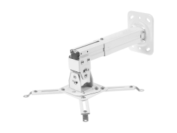ONKRON Projector Mount Ceiling Adjustable Bracket up to 22 lbs Projectors, White