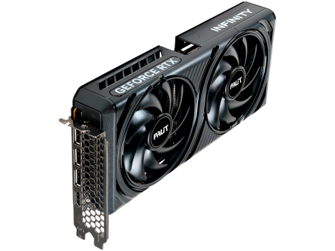 PALIT GeForce RTX 5060 Infinity 2 OC 8GB GDDR7 128 bit, 1x HDMI 2.1b, 3x DP 2.1b, 2 Fan, 1x 8-pin pwr connector, 550W, 262.1 x 126.3 x 40.1 mm, NE75060V19P1-GB2063L BULK