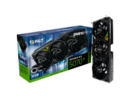 PALIT GeForce RTX 5070 Ti GamingPro-S OC 16GB GDDR7 256 bit, 1x HDMI 2.1b, 3x DP 2.1b, 3 Fan, 1x 16-pin pwr connector, 750W, 331.9 x 127.1 x 49.7 mm, NE7507TS19T2-GB2031U