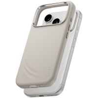 CARE by PanzerGlass FLOW Case Vanilla w. Haptic Button & MagSafe iPhone 17 Pro Max