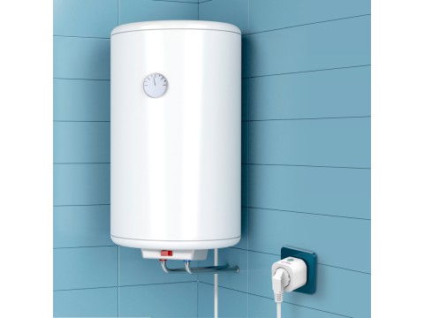 Smart Power Plug is a device to control remotely via Wi-Fi connected through it load, measure its power and monitor electrical energy consumption. White color, multi language version.