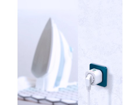 Smart Power Plug is a device to control remotely via Wi-Fi connected through it load, measure its power and monitor electrical energy consumption. White color, multi language version.
