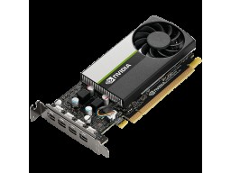 PNY NVIDIA GPU VCNT1000-SB 4GB GDDR6 128bit, 2.5 TFLOPS, PCIE 4.x16, 4x mDP, LP sinle slot, 1 fan