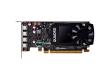 PNY NVIDIA QUADRO P1000 4GB GDDR5, 128-bit, PCIEx16 3.0, mini DP 1.4 x4, Active cooling, TDP 47W, LP, Retail