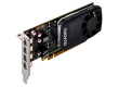 PNY NVIDIA QUADRO P1000 4GB GDDR5, 128-bit, PCIEx16 3.0, mini DP 1.4 x4, Active cooling, TDP 47W, LP, Retail