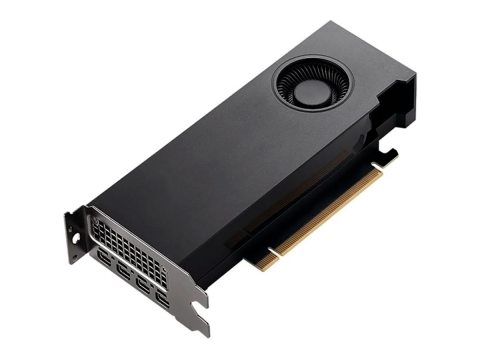 PNY GPU NVIDIA RTX A2000 12 GB GDDR6 with ECC 192-bit , CUDA  3328, mDP 1.4a x4, ( 1x LP bracket )   Bulk, card only