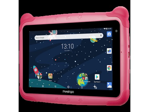 Prestigio Smartkids, PMT3197_W_D_PK, wifi, 7" 1024*600 IPS display, up to 1.3GHz quad core processor, android 10 (go edition), 1GB RAM+16GB ROM, 0.3MP front+2MP rear camera,2500mAh battery