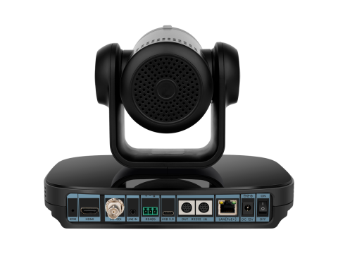 Prestigio Solutions Video Conferencing 4K PTZ Camera Alpha: 4K UHD, 8.4MP, PTZ, AI, No mic, PoE, Connection via HDMI 2.0, USB 3.0, RJ45 or 3G-SDI