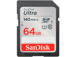 SanDisk Ultra 64GB SDXC Memory Card 140MB/s