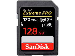 SANDISK Extreme PRO 128GB V60 UHS-II SD cards, 280/100MB/s,V60,C10,UHS-II