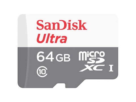 SanDisk Ultra microSDXC 64GB 100MB/s Class 10 UHS-I; EAN:619659185077