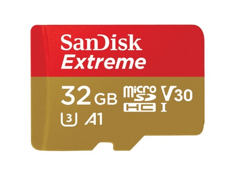 SanDisk Extreme microSD card for Mobile Gaming 32GB + RescuePRO Deluxe 100MB/s A2 C10 V30 UHS-I U3; EAN:619659182113