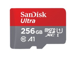 SanDisk_Ultra microSDXC_256GB + SD Adapter_120MB/s  A1 Class 10 UHS-I