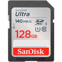 SanDisk Ultra 128GB SDXC Memory Card 140MB/s