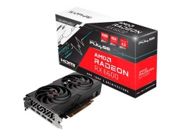 SAPPHIRE PULSE AMD RADEON RX 6600 GAMING 8GB GDDR6, 2491MHz / 14Gbps, 3x DP, 1x HDMI, 2 fans, 2 slots, 140W