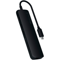 SATECHI Slim Multiport with Ethernet Adapter (Black)