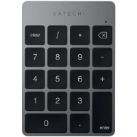 SATECHI Aluminum Slim Rechargeable Bluetooth Keypad Space Gray