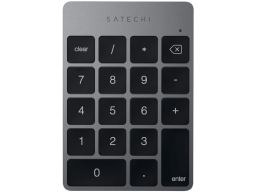 SATECHI Aluminum Slim Rechargeable Bluetooth Keypad Space Gray