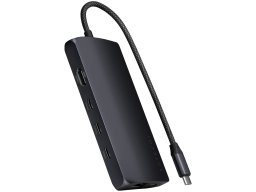 SATECHI USB-C MultiPort Adapter 8K with Ethernet V3 - Midnight