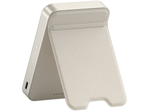 SATECHI Qi2 10K Magnetic Power Bank with Stand (Sand)