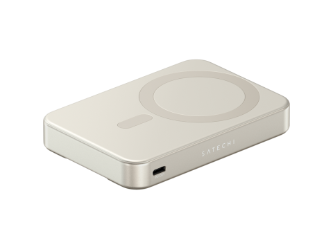 SATECHI Qi2 10K Magnetic Power Bank with Stand (Sand)