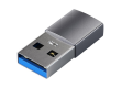 SATECHI Type-A to Type-C Adapter -Space Gray