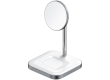 Беспроводное зарядное устройство-подставка Satechi Magnetic 2-in-1 Wireless Charging Stand. Материал алюминий. Цвет: серый космос.