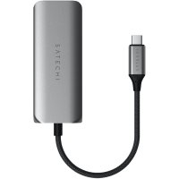 SATECHI 4-in-1 USB-C Hub with 2.5 Gigabit Ethernet - Space Gray