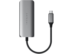 SATECHI 4-in-1 USB-C Hub with 2.5 Gigabit Ethernet - Space Gray