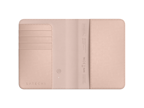SATECHI Vegan-Leather FindAll Passport Cover (Desert Rose)