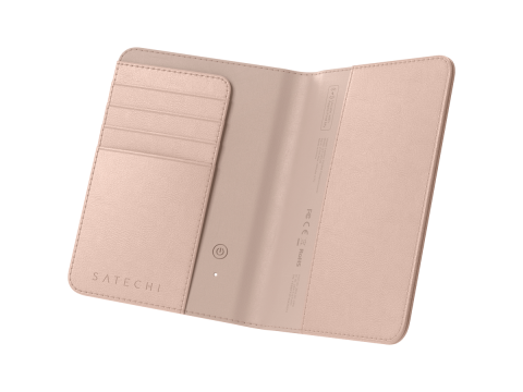 SATECHI Vegan-Leather FindAll Passport Cover (Desert Rose)