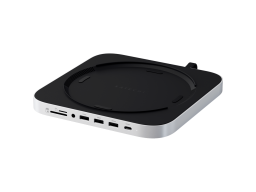 SATECHI Mac Mini Stand & Hub with NVMe SSD Enclosure - Silver