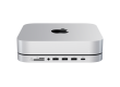 SATECHI Mac Mini Stand & Hub with NVMe SSD Enclosure - Silver