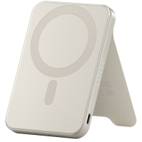 SATECHI Qi2 5K Magnetic Power Bank with Stand (Sand)