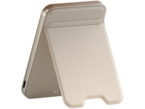 SATECHI Qi2 5K Magnetic Power Bank with Stand (Sand)