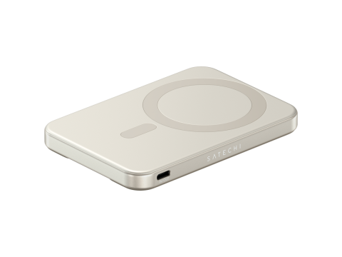 SATECHI Qi2 5K Magnetic Power Bank with Stand (Sand)