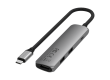 SATECHI 4-in-1 USB-C Slim Multiport Adapter 4K (Space Grey)