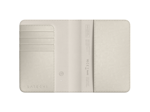 SATECHI Vegan-Leather FindAll Passport Cover (Sand)