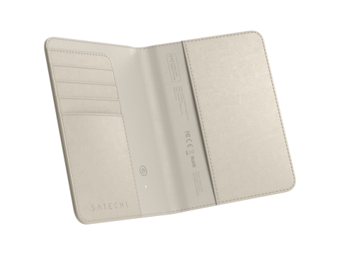 SATECHI Vegan-Leather FindAll Passport Cover (Sand)