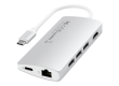 SATECHI Type-C Multi-Port Adapter 4K with Ethernet V2 Silver