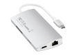 SATECHI Type-C Multi-Port Adapter 4K with Ethernet V2 Silver