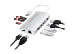 SATECHI Type-C Multi-Port Adapter 4K with Ethernet V2 Silver