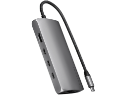 SATECHI USB-C MultiPort Adapter 8K with Ethernet V3 - Space Gray