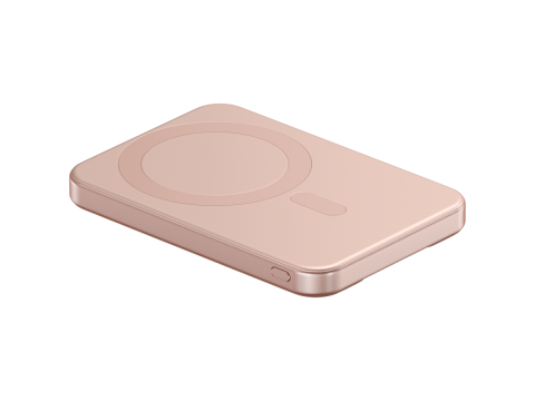 SATECHI Qi2 5K Magnetic Power Bank with Stand (Desert Rose)