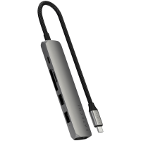 SATECHI 6-in-1 USB-C Slim Multiport Adapter (Space Grey)